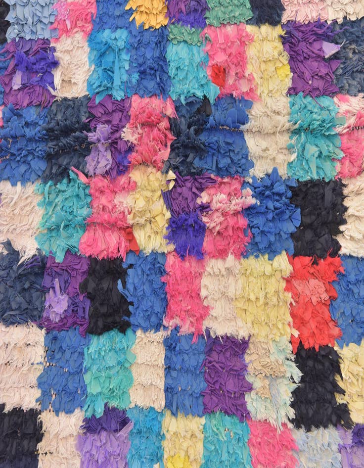 Detail image of  2' 10 x 11' 3  Hand Knotted Moroccan Runner Rug