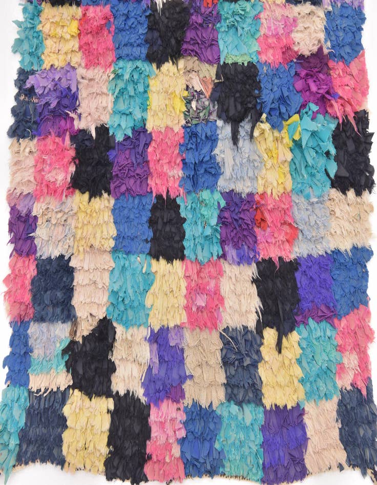 Detail image of  2' 10 x 11' 3  Hand Knotted Moroccan Runner Rug