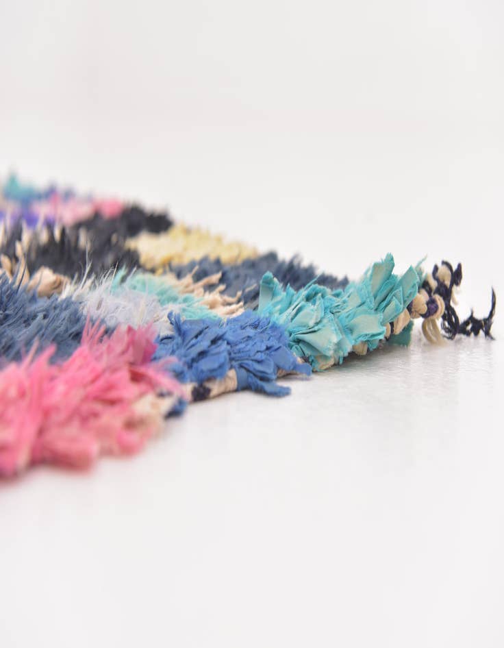 Detail image of  2' 10 x 11' 3  Hand Knotted Moroccan Runner Rug