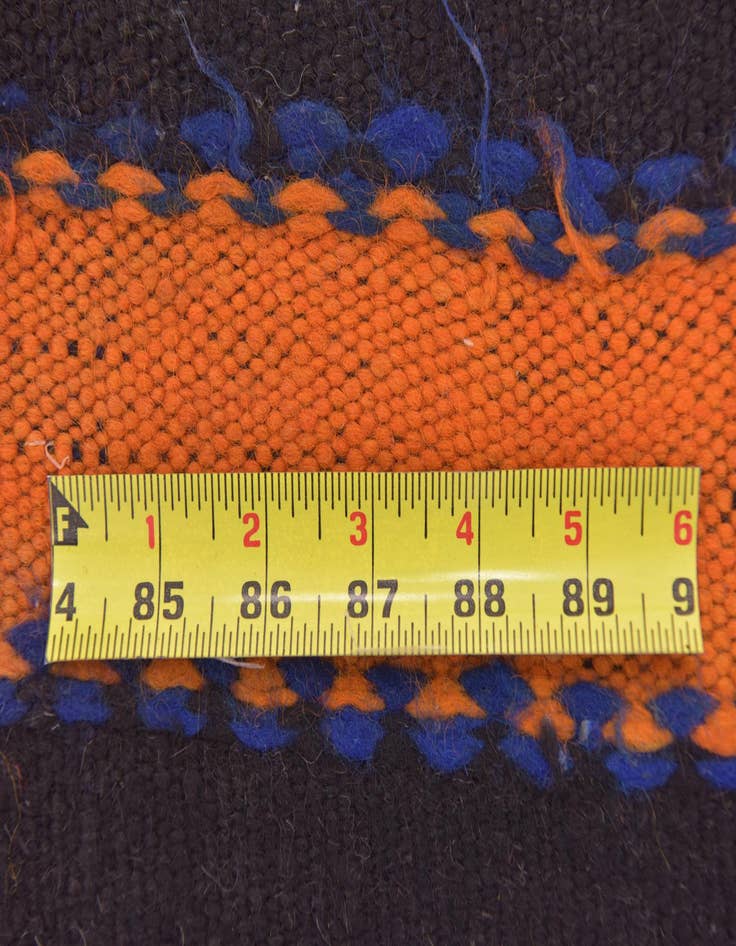 Detail image of  4' 6 x 9' 6  Hand Knotted Moroccan Wool Runner Rug