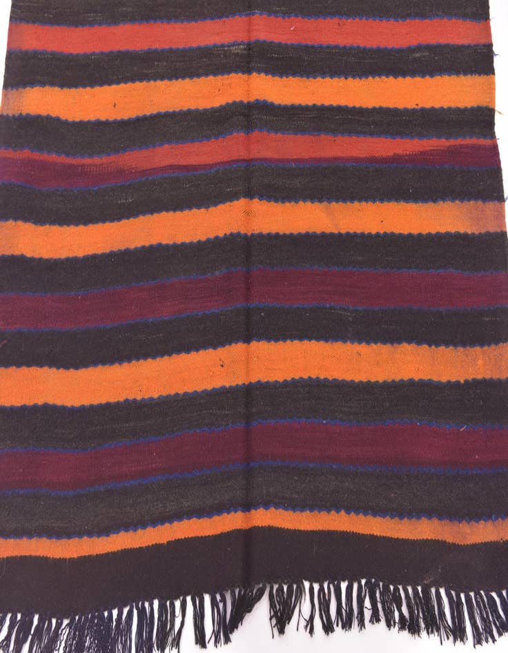 Detail image of  4' 6 x 9' 6  Hand Knotted Moroccan Wool Runner Rug