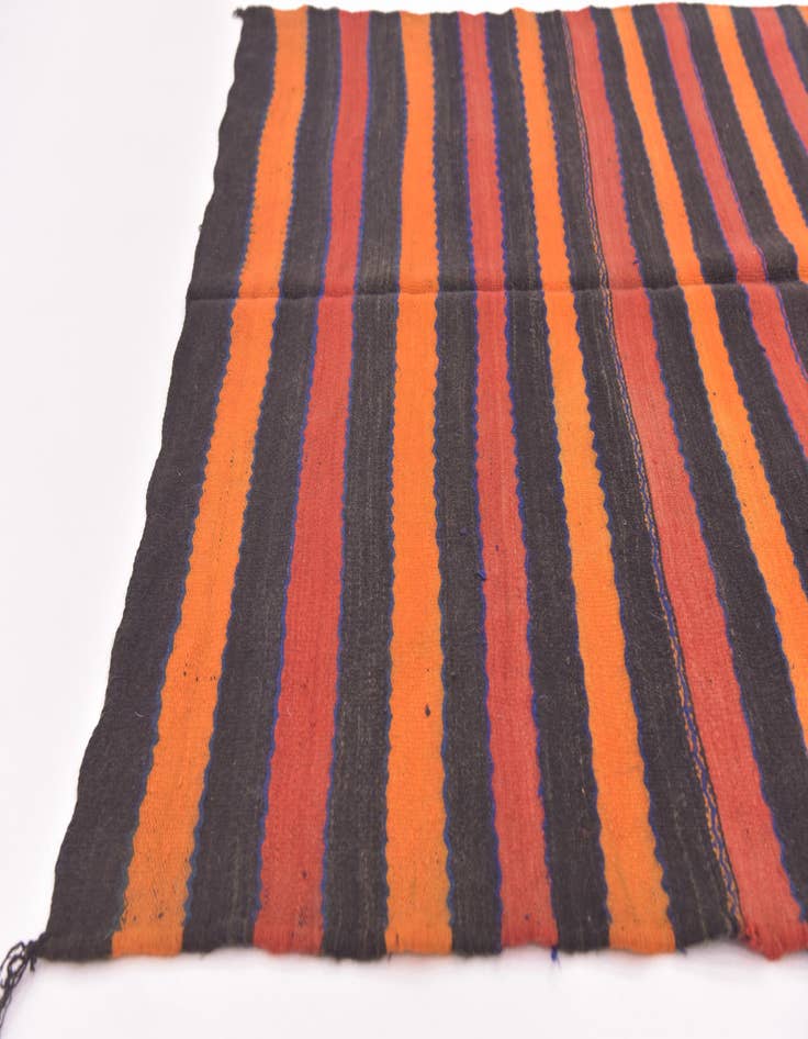 Detail image of  4' 6 x 9' 6  Hand Knotted Moroccan Wool Runner Rug