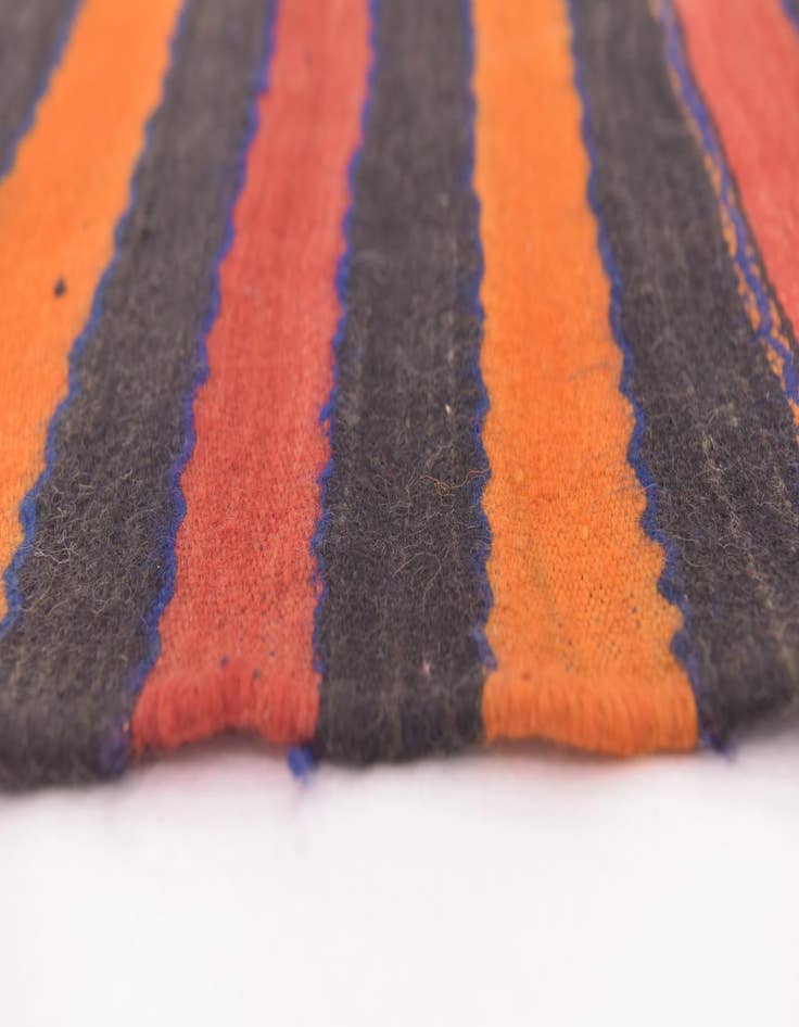 Detail image of  4' 6 x 9' 6  Hand Knotted Moroccan Wool Runner Rug