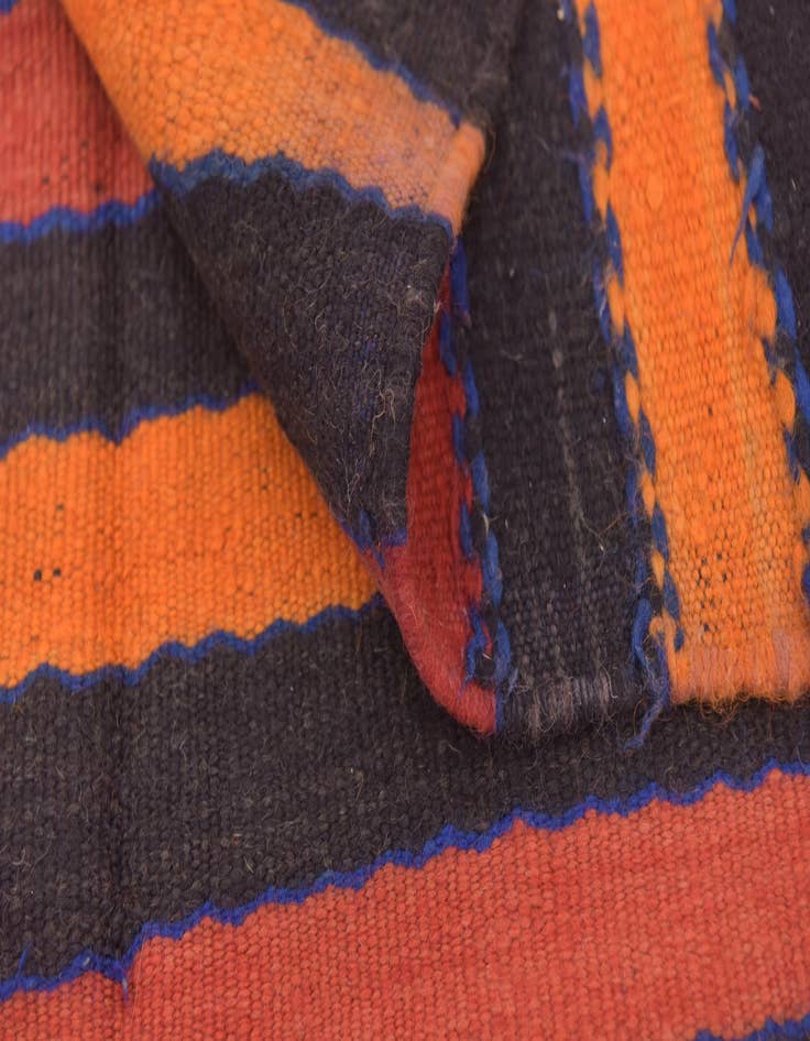 Detail image of  4' 6 x 9' 6  Hand Knotted Moroccan Wool Runner Rug