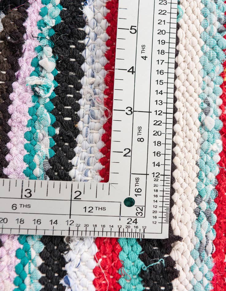 Detail image of  5' x 9' 6  Hand Knotted Moroccan Wool Runner Rug