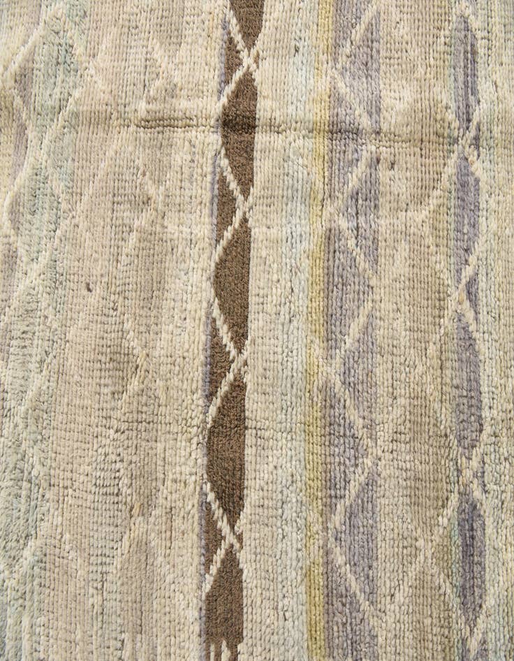 Detail image of  2' 2 x 9' 11  Hand Knotted Moroccan Wool Runner Rug