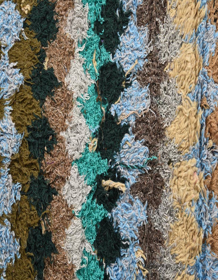 Detail image of  4' 4 x 14' 9  Hand Knotted Moroccan Wool Runner Rug