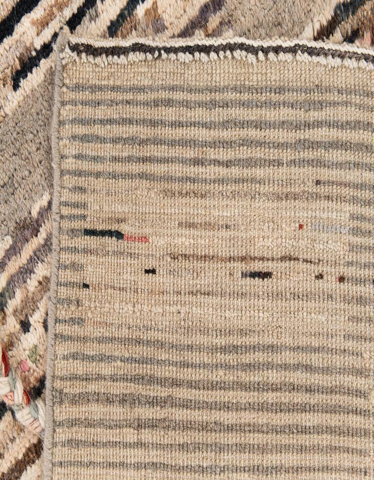 Detail image of  2' 10 x 10' 1  Hand Knotted Moroccan Wool Runner Rug