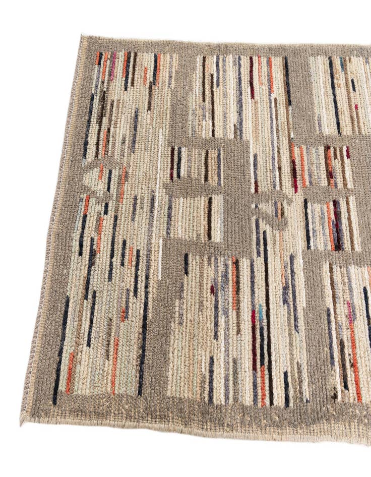 Detail image of  2' 10 x 9' 10  Hand Knotted Moroccan Runner Rug