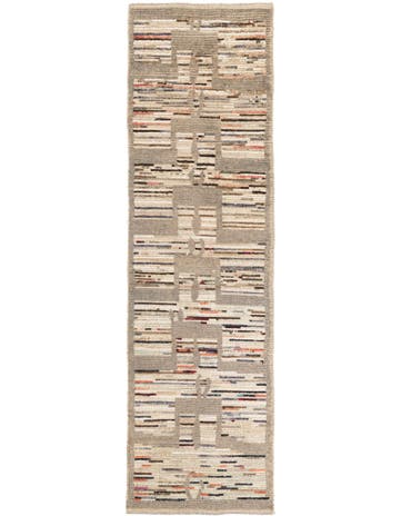 2' 10 x 9' 10 Hand Knotted Moroccan Runner Rug