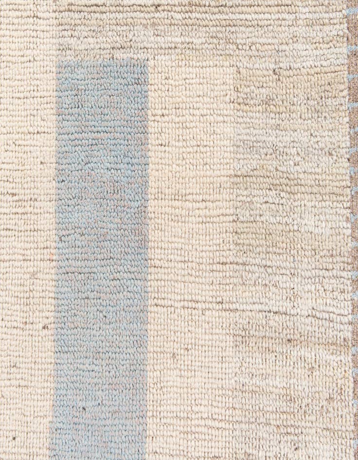 Detail image of  3' 3 x 10' 2  Hand Knotted Moroccan Wool Runner Rug