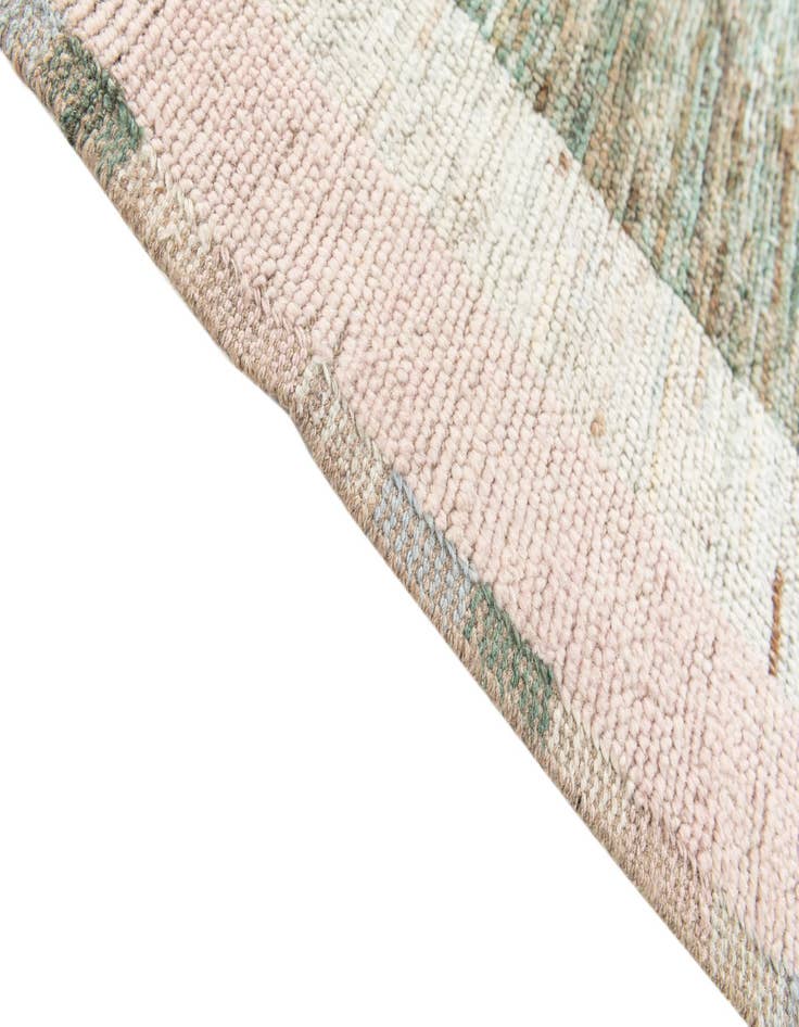 Detail image of  3' 2 x 9' 2  Hand Knotted Moroccan Wool Runner Rug