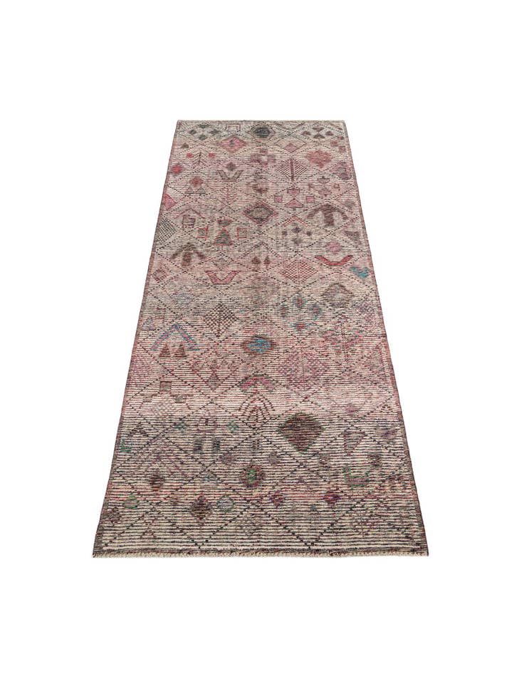 Detail image of  5' x 15' 3  Hand Knotted Moroccan Wool Runner Rug