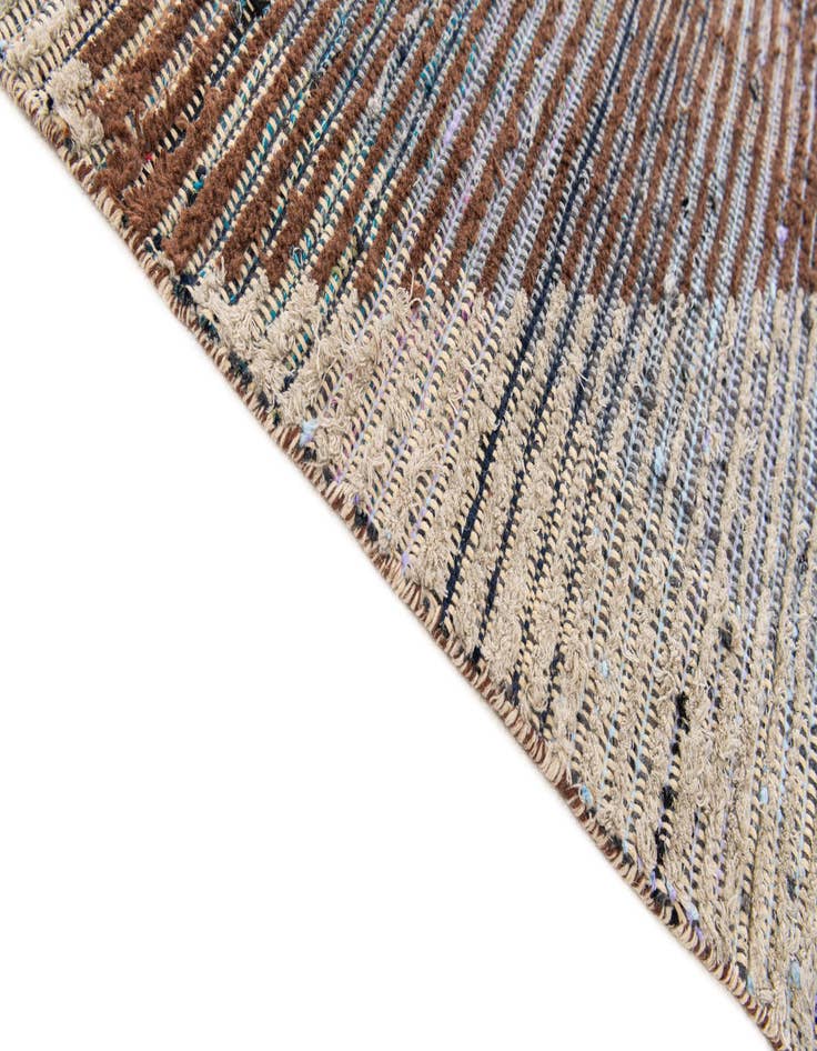 Detail image of  6' 4 x 10' 5  Hand Knotted Moroccan Wool Runner Rug