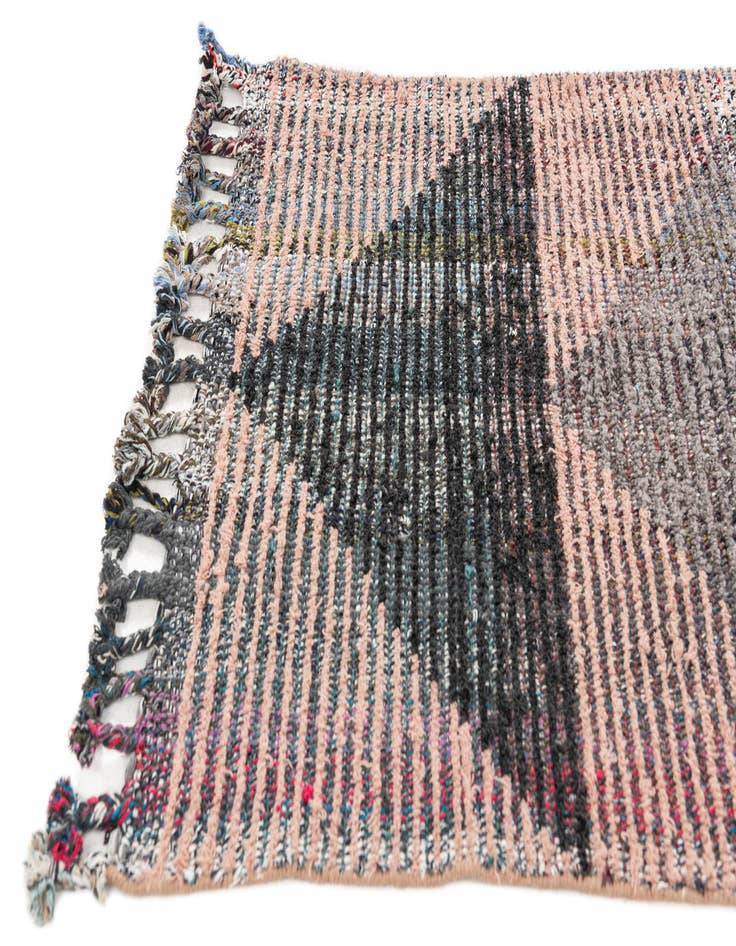 Detail image of  2' 8 x 11' 10  Hand Knotted Moroccan Wool Runner Rug
