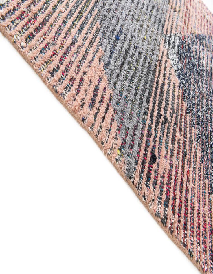 Detail image of  2' 8 x 11' 10  Hand Knotted Moroccan Wool Runner Rug