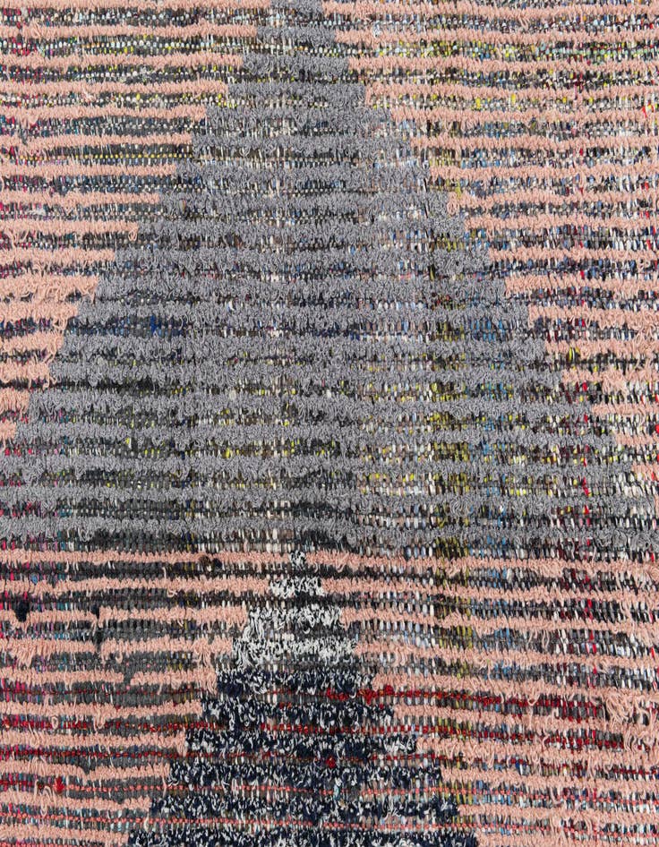 Detail image of  2' 8 x 11' 10  Hand Knotted Moroccan Wool Runner Rug
