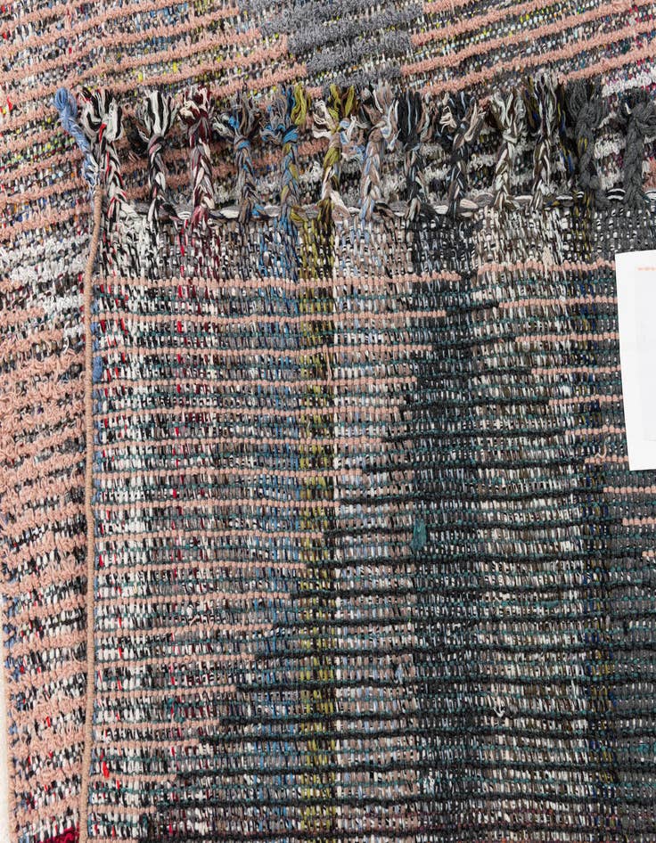 Detail image of  2' 8 x 11' 10  Hand Knotted Moroccan Wool Runner Rug