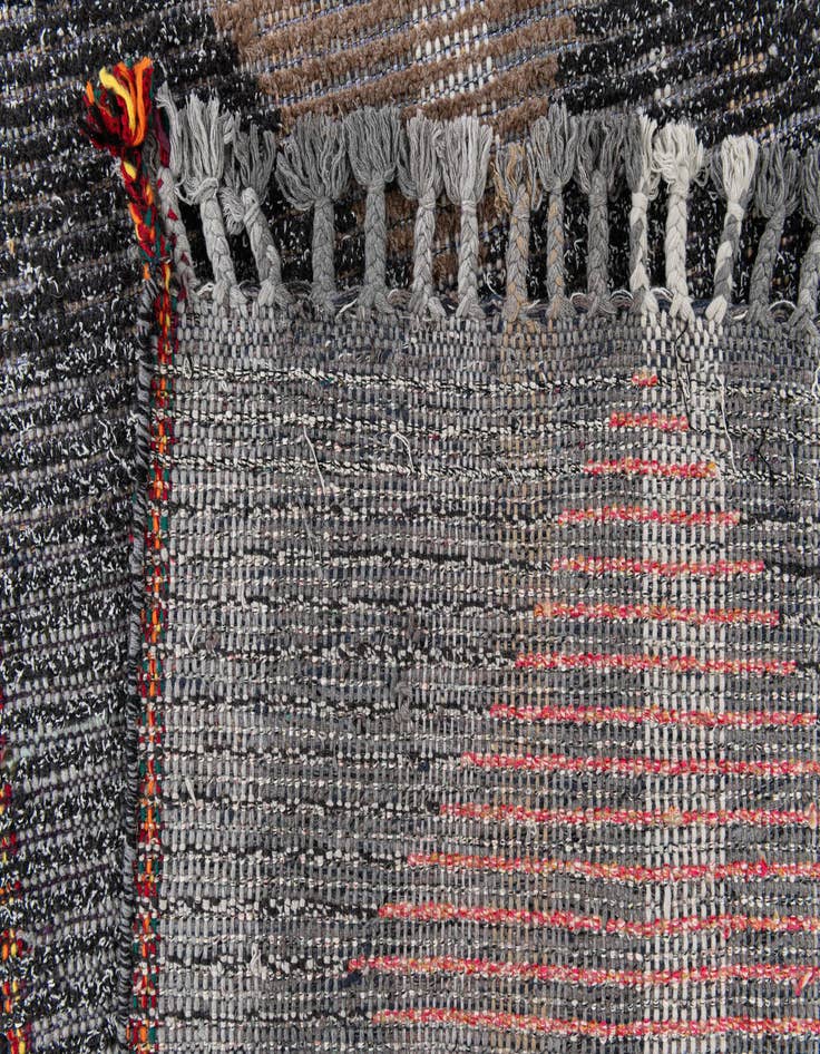 Detail image of  2' 6 x 12' 5  Hand Knotted Moroccan Wool Runner Rug