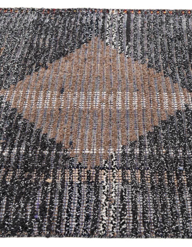 Detail image of  2' 6 x 12' 5  Hand Knotted Moroccan Wool Runner Rug