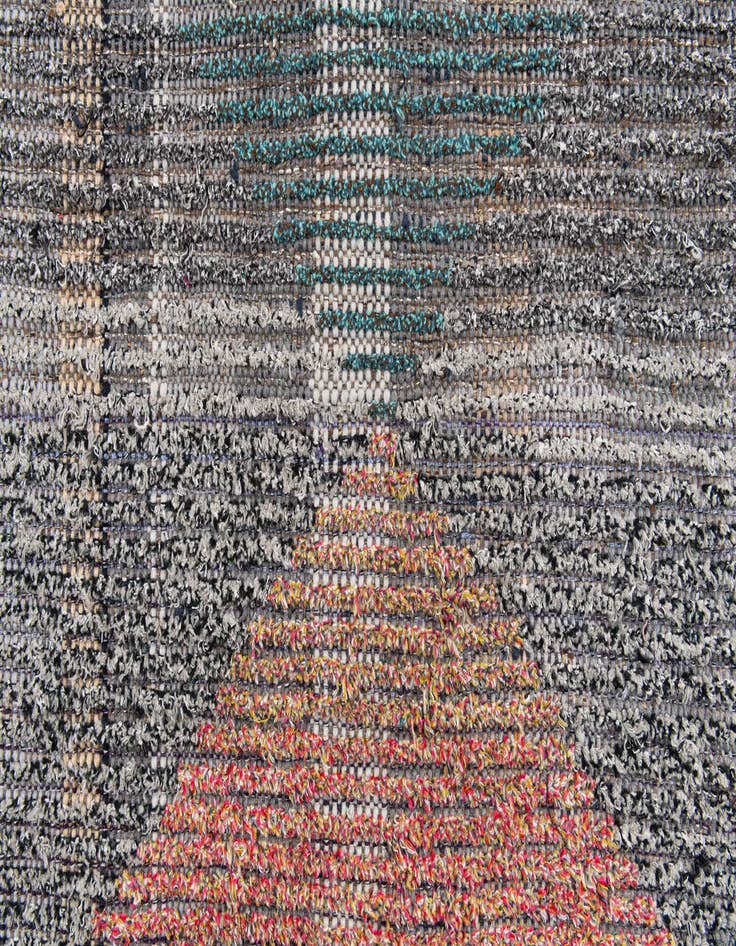 Detail image of  2' 6 x 12' 5  Hand Knotted Moroccan Wool Runner Rug