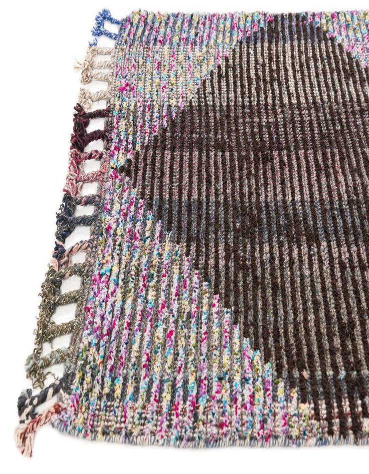 Detail image of  2' 6 x 12' 4  Hand Knotted Moroccan Wool Runner Rug