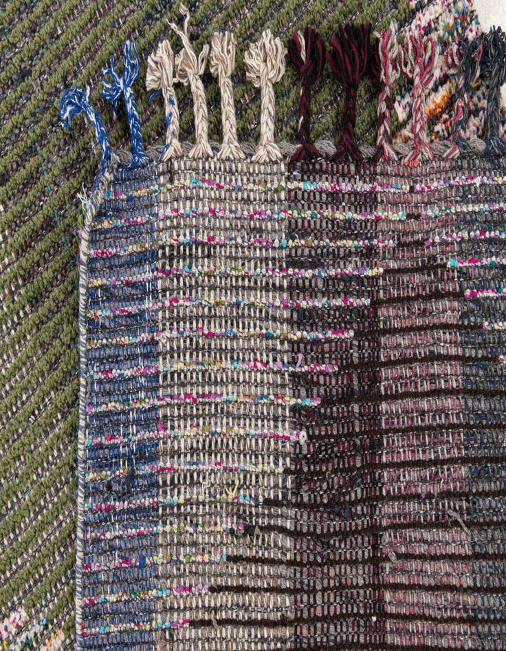 Detail image of  2' 6 x 12' 4  Hand Knotted Moroccan Wool Runner Rug