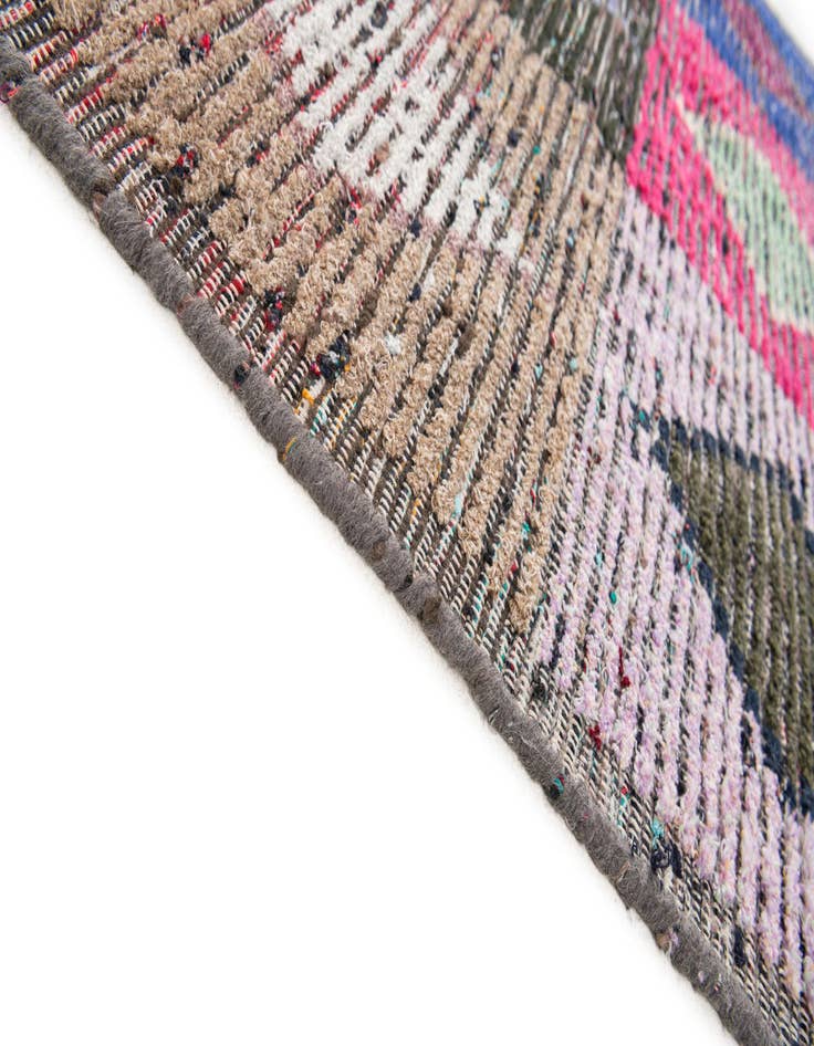 Detail image of  4' 5 x 14' 10  Hand Knotted Moroccan Wool Runner Rug