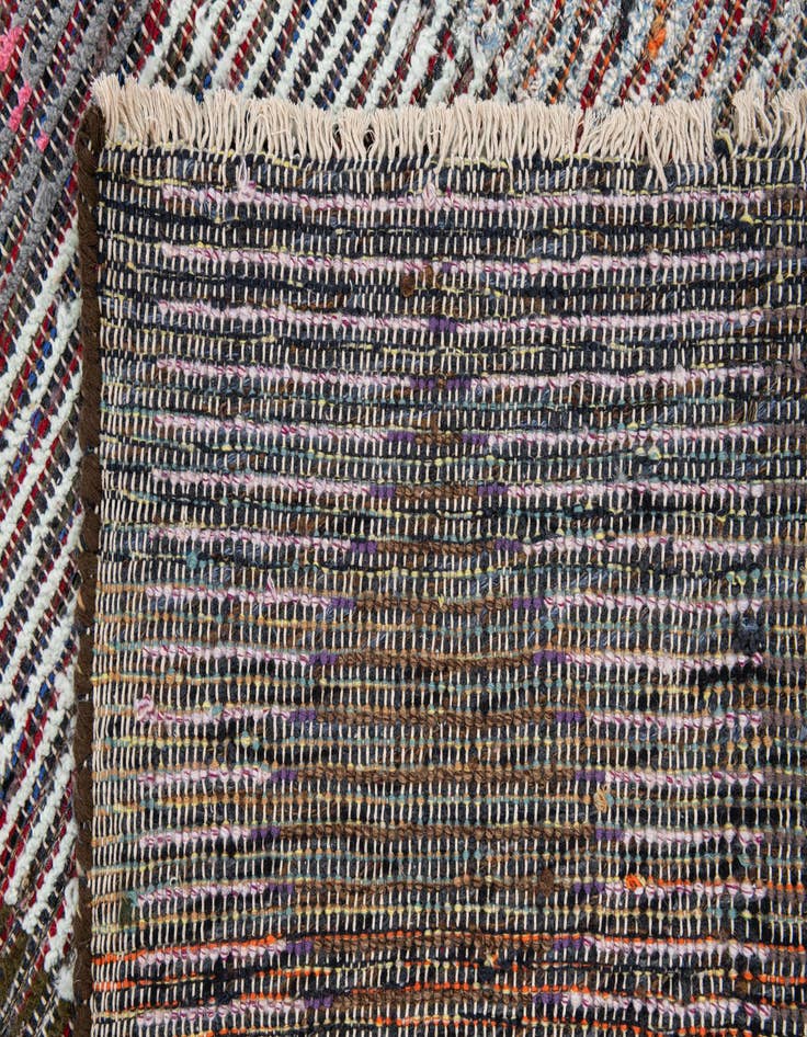 Detail image of  4' 5 x 15' 6  Hand Knotted Moroccan Wool Runner Rug