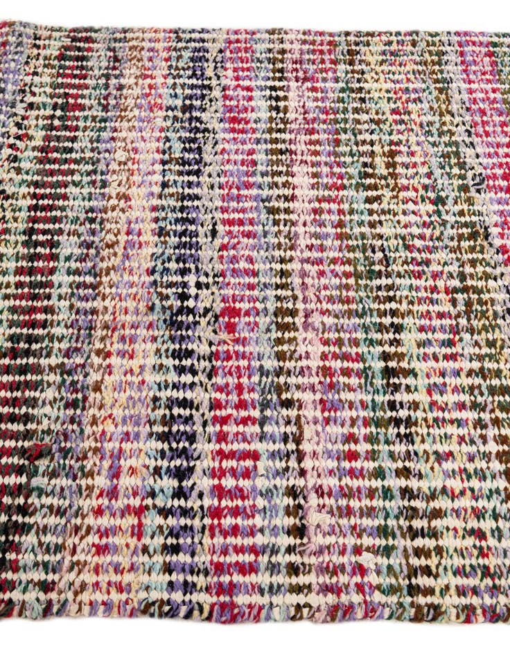 Detail image of 2' 9 x 7' 10 Hand Knotted Moroccan Runner Rug