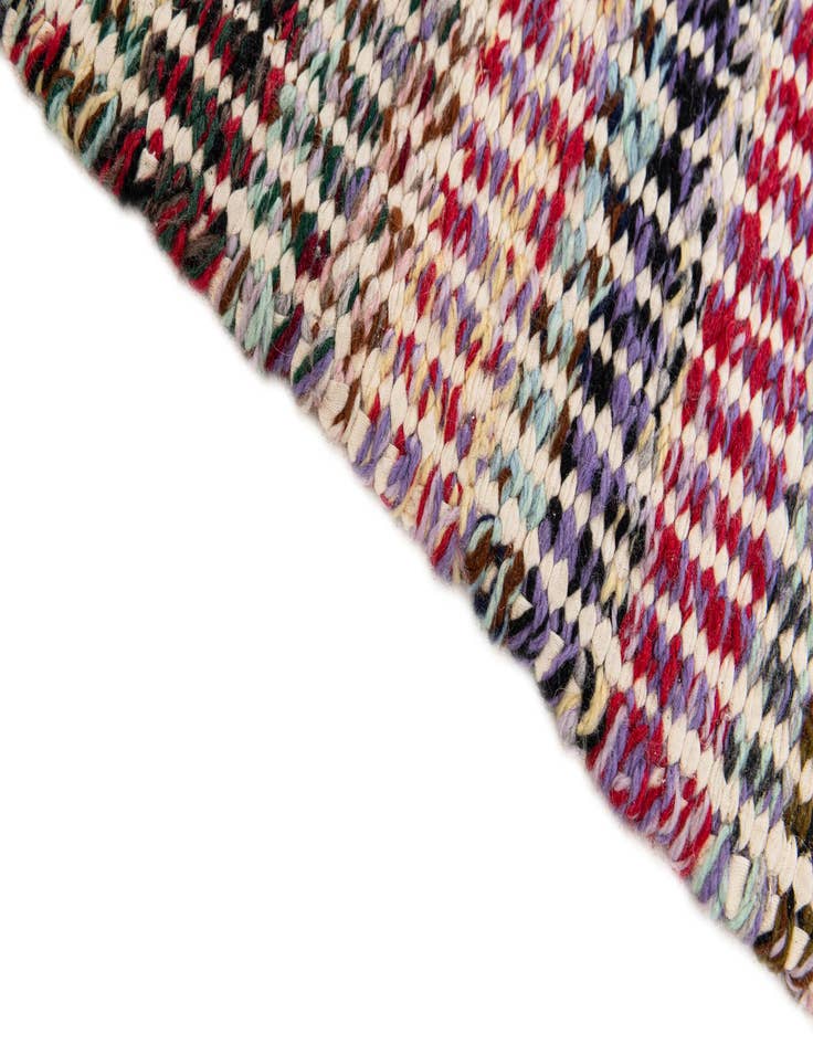 Detail image of 2' 9 x 7' 10 Hand Knotted Moroccan Runner Rug