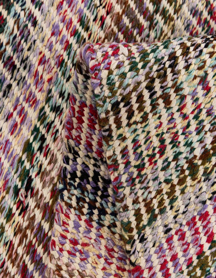 Detail image of 2' 9 x 7' 10 Hand Knotted Moroccan Runner Rug