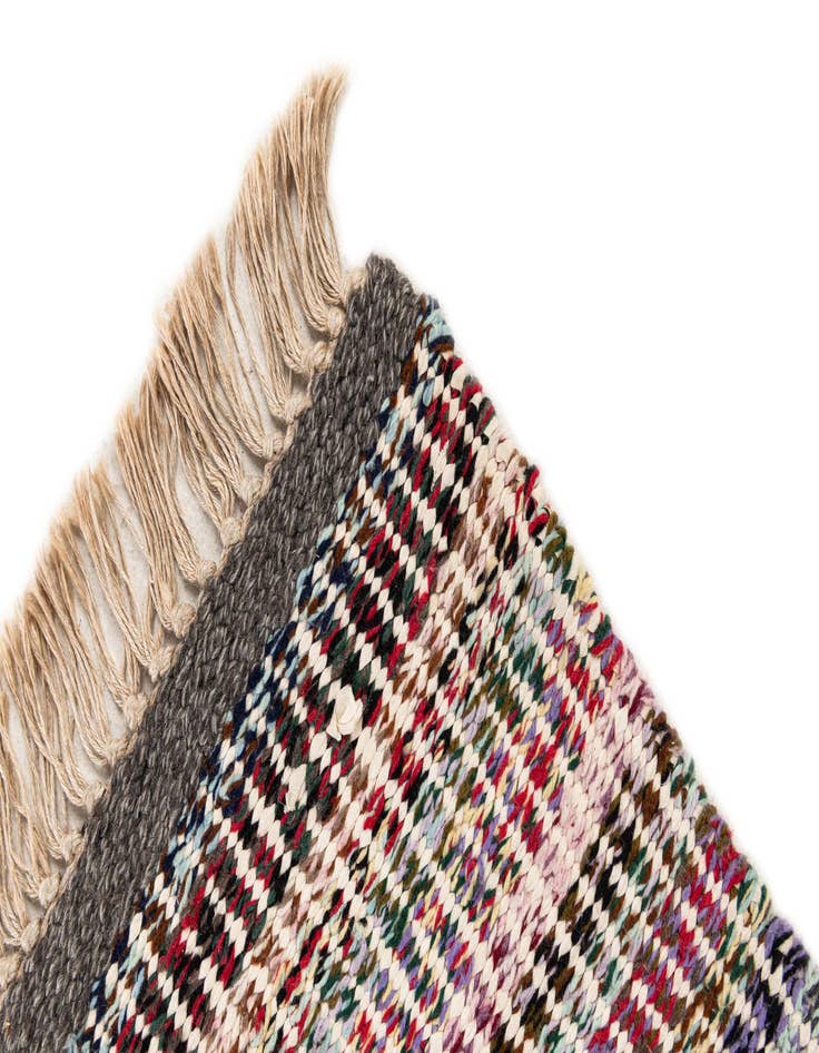 Detail image of 2' 9 x 7' 10 Hand Knotted Moroccan Runner Rug