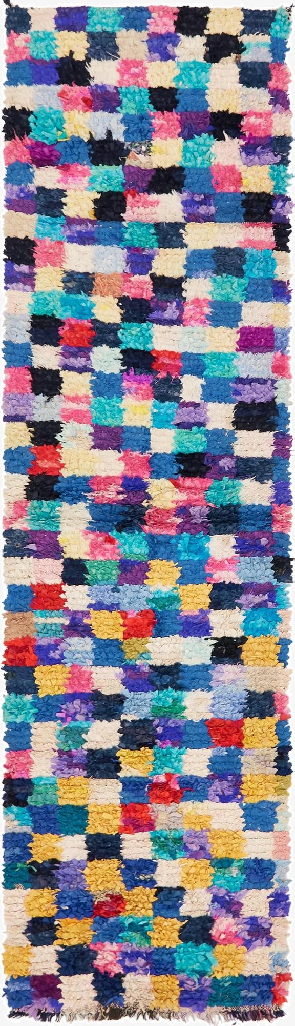  2' 10 x 11' 3  Hand Knotted Moroccan Runner Rug