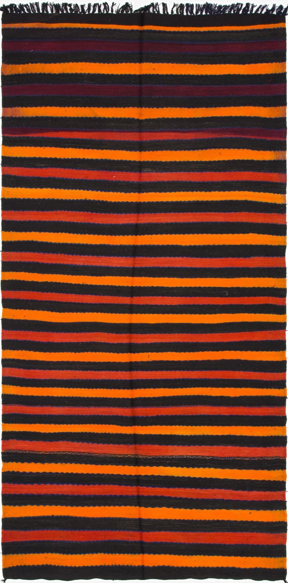  4' 6 x 9' 6  Hand Knotted Moroccan Wool Runner Rug