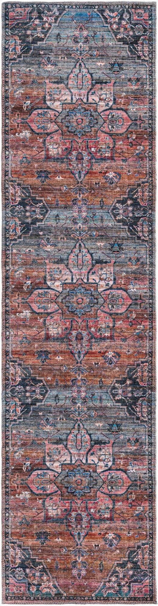  2' x 8'  Washable Nostalgia Runner Rug