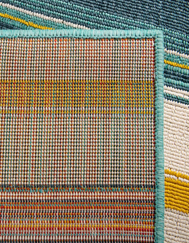 Detail image of  2' x 8'  Washable Border Indoor / Outdoor Runner Rug