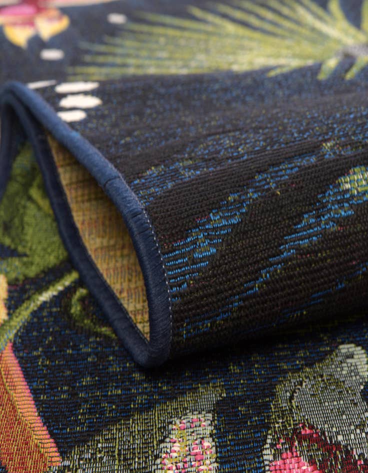 Detail image of  2' x 6'  Washable Botanical Indoor / Outdoor Runner Rug