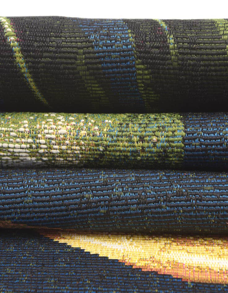 Detail image of  2' x 6'  Washable Botanical Indoor / Outdoor Runner Rug