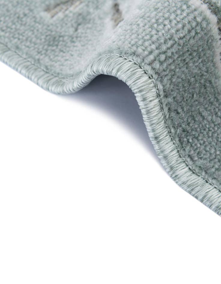 Detail image of  2' 2 x 6'  Washable Botanical Indoor / Outdoor Runner Rug