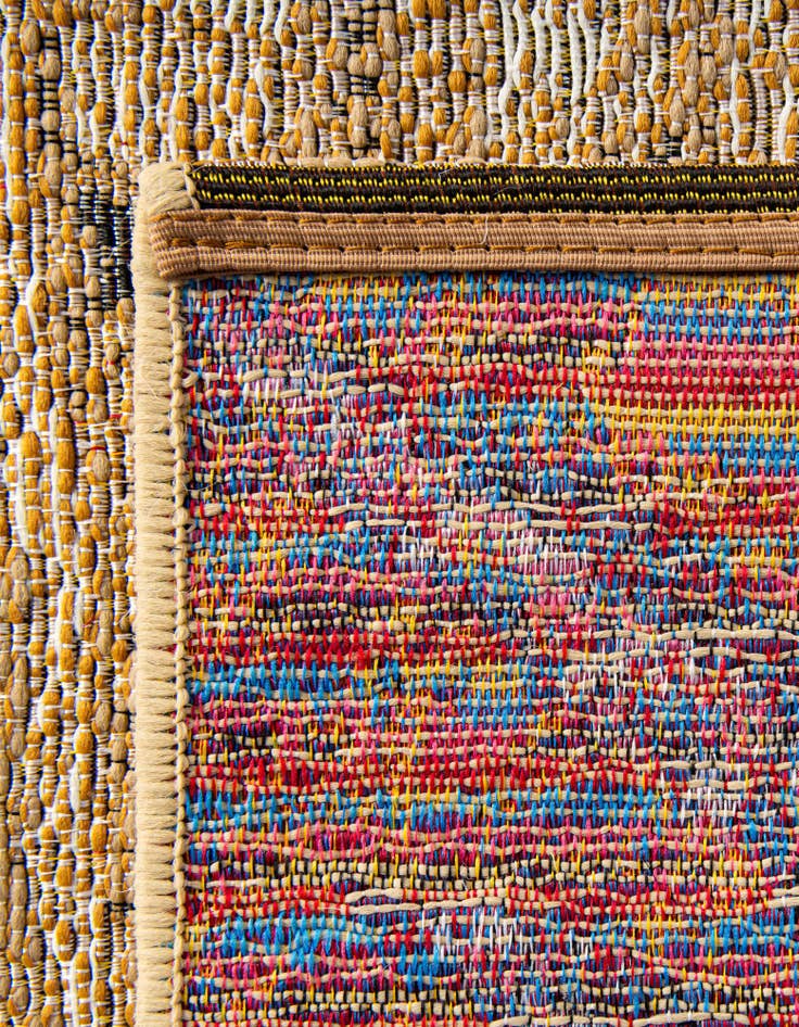 Detail image of  2' x 8'  Washable Botanical Indoor / Outdoor Runner Rug