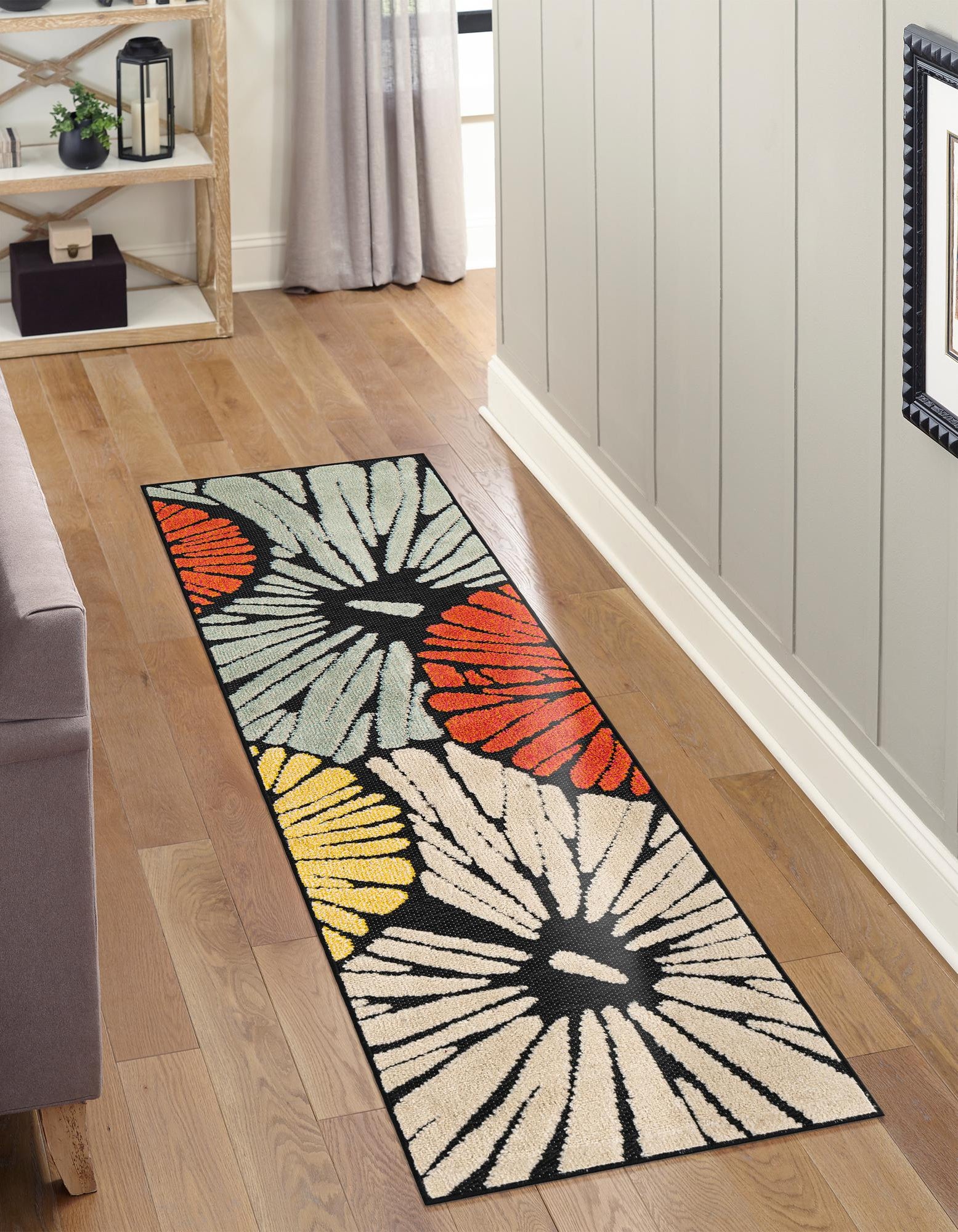 Multicolor 2' 7 x 10' Casablanca Outdoor Runner Rug | Rugs.com