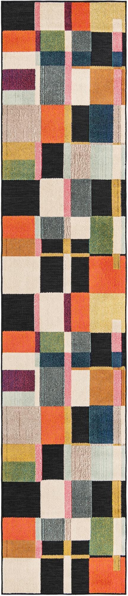  2' 7 x 12'  Washable Casablanca Indoor / Outdoor Runner Rug