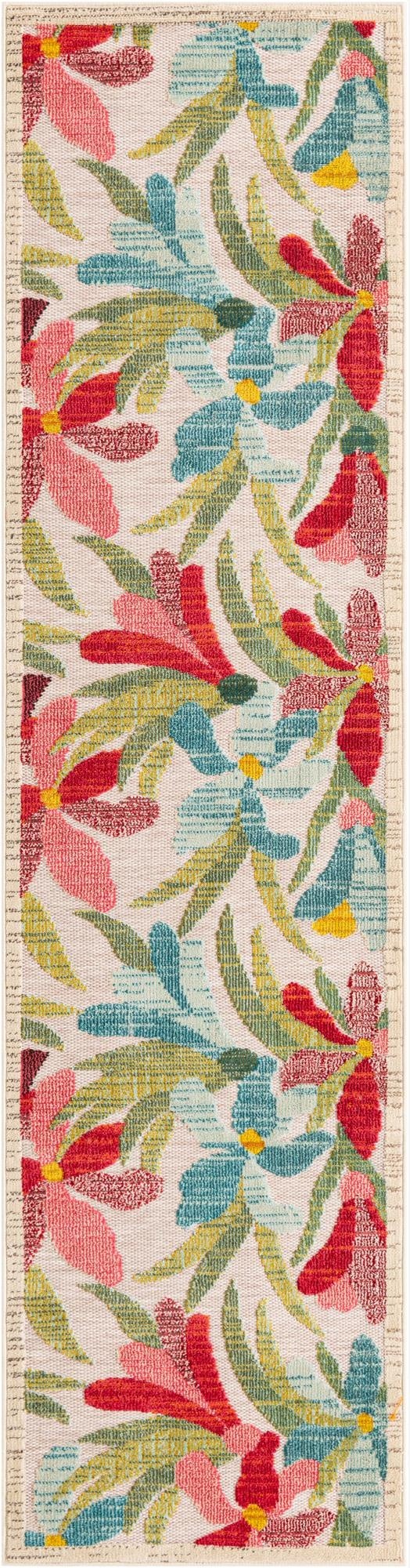  2' 7 x 10'  Washable Casablanca Indoor / Outdoor Runner Rug