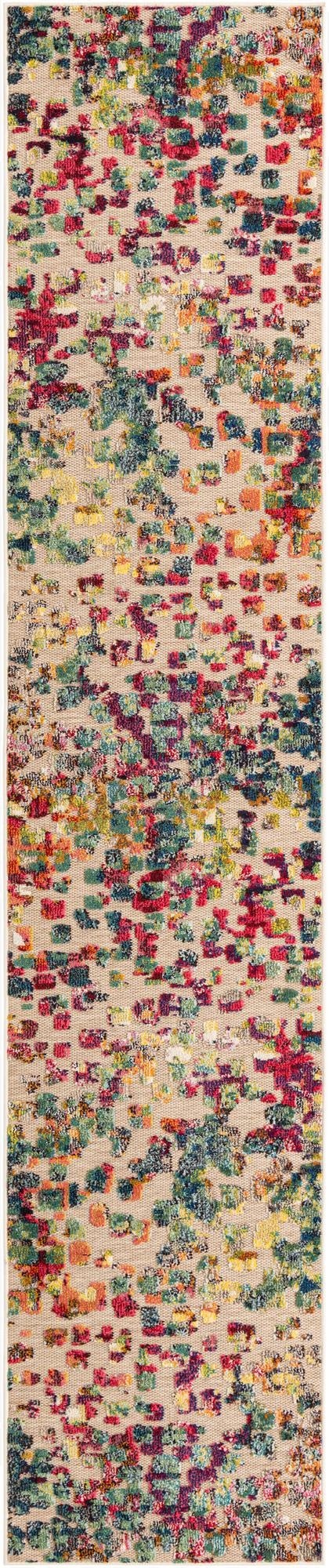  2' 7 x 12'  Washable Casablanca Indoor / Outdoor Runner Rug