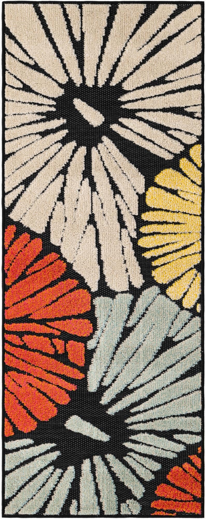  2' x 5'  Washable Casablanca Indoor / Outdoor Runner Rug