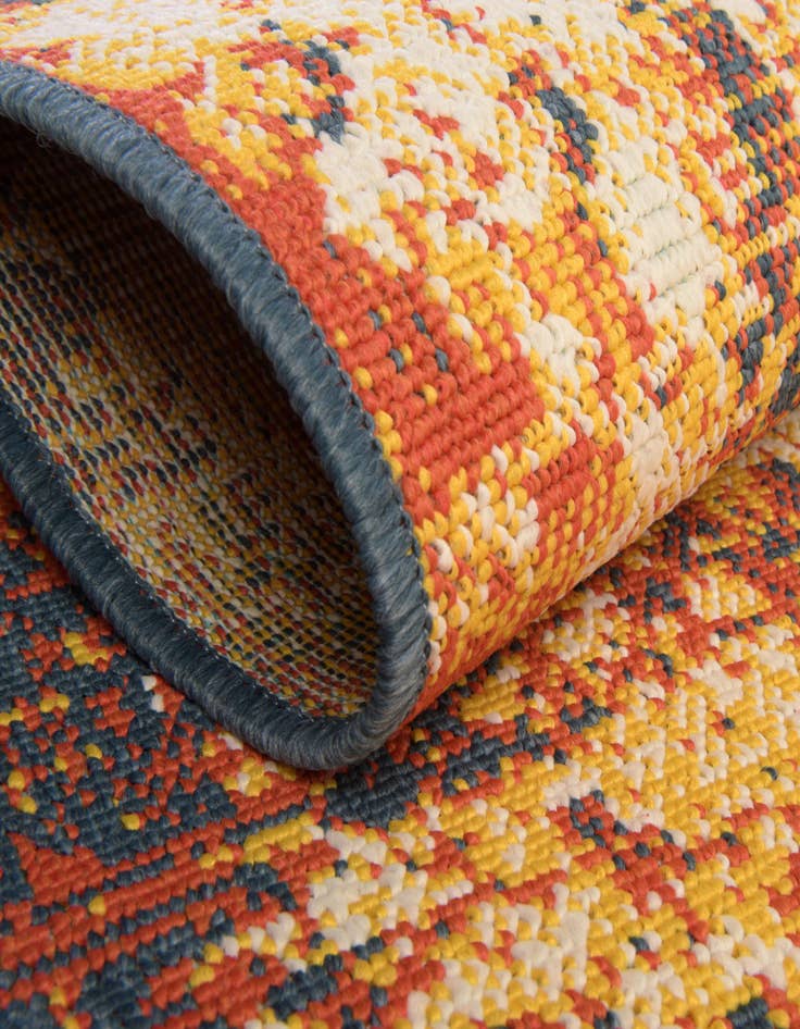 Detail image of  2' x 8'  Washable Coastal Indoor / Outdoor Runner Rug