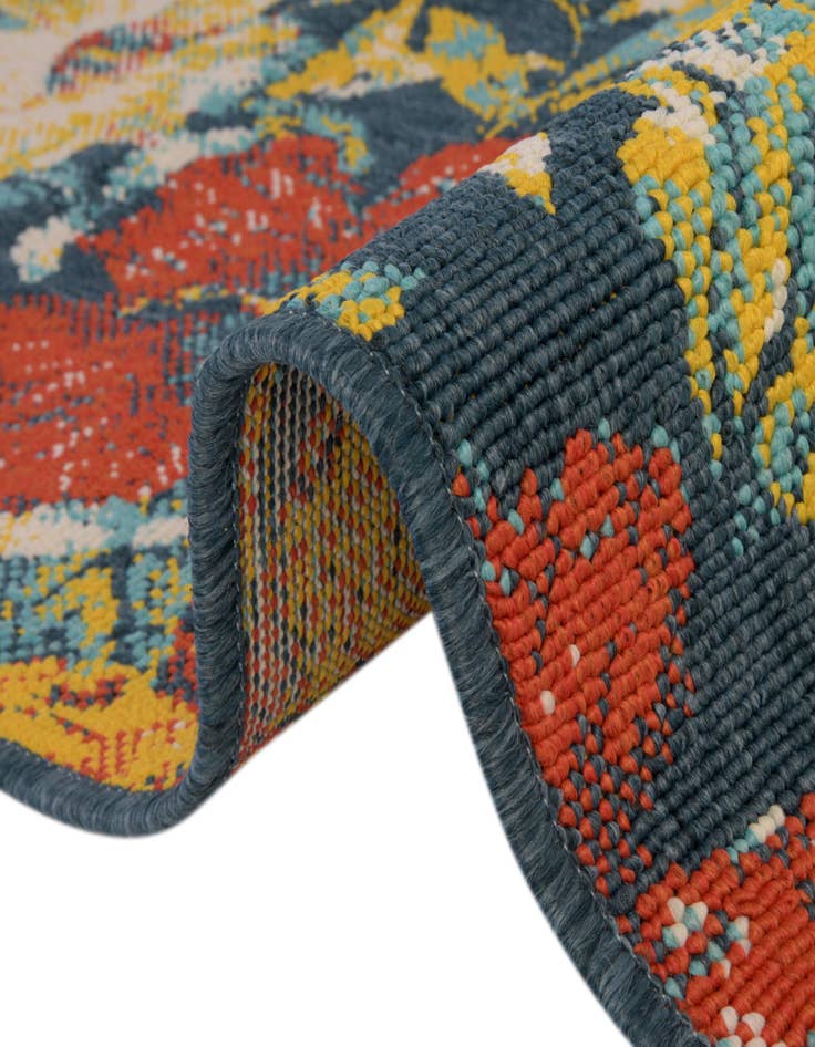 Detail image of  2' x 6'  Washable Coastal Indoor / Outdoor Runner Rug