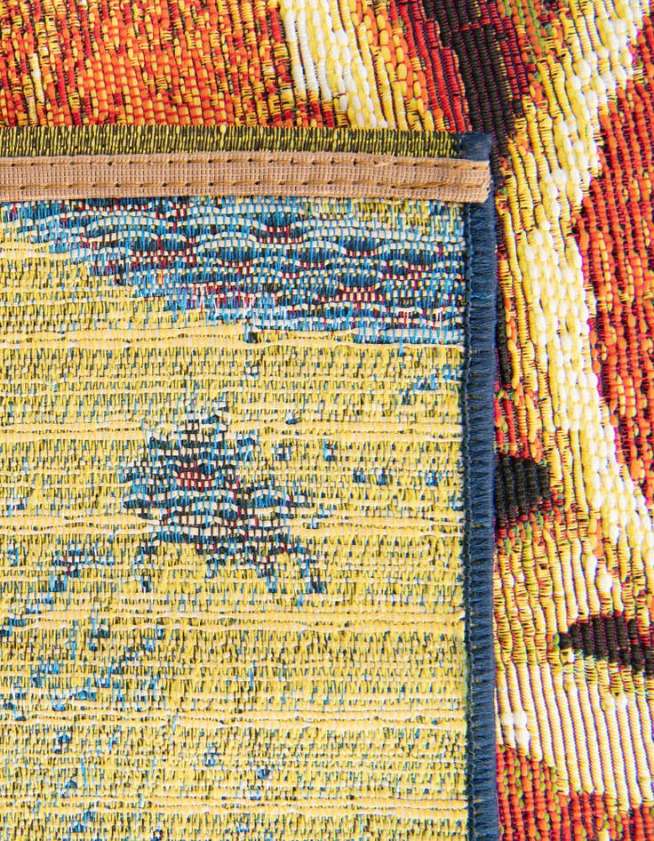 Detail image of  2' x 6'  Washable Coastal Indoor / Outdoor Runner Rug