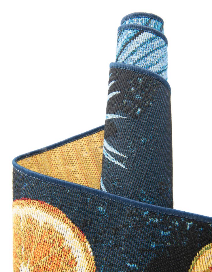 Detail image of  2' x 6'  Washable Coastal Indoor / Outdoor Runner Rug